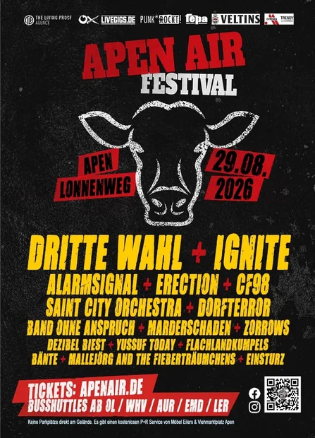 Flyer zu Apen Air Festival