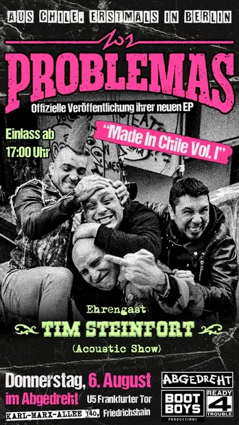Flyer zu Record Release Show - Problemas