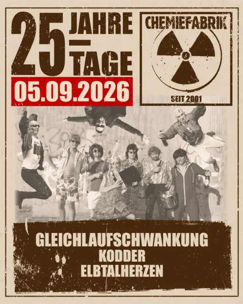 Flyer zu Wir feiern 25 Jahre an 25 Tagen