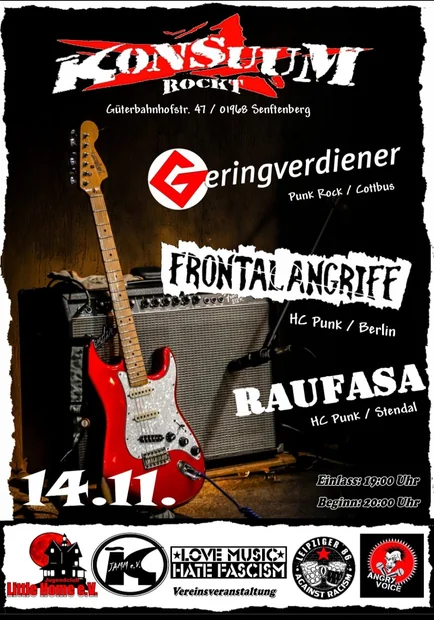 Geringverdiener x Raufasa x Frontalangriff