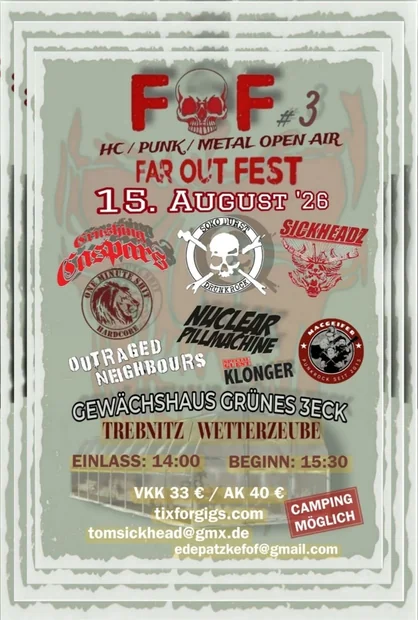 Flyer zu Far Out Fest #3 - 2026