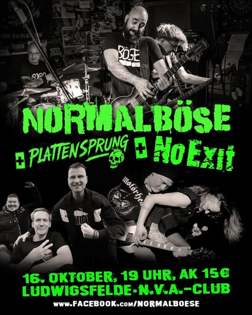 Flyer zu Live im N.V.A Club