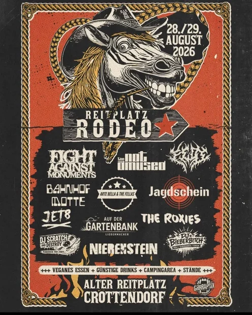 Flyer zu Reitplatzrodeo 2026