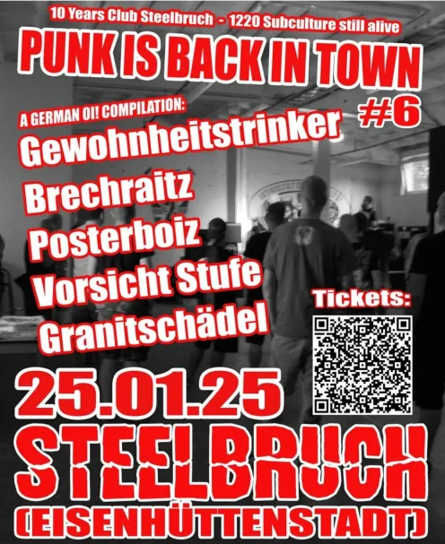 Flyer zu Punk Is Back In Town #6