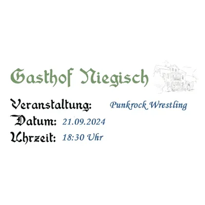 Flyer zu Punkrock Wrestling , Freak Wrestling Kamenz