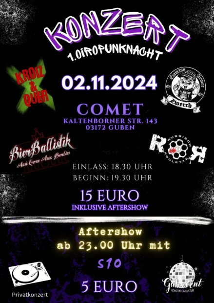 Flyer zu 1. Oiropunknacht