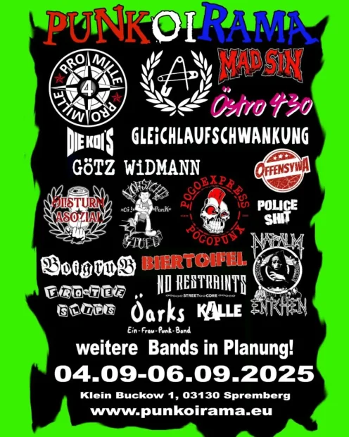 Flyer zu PunkOiRama 2025