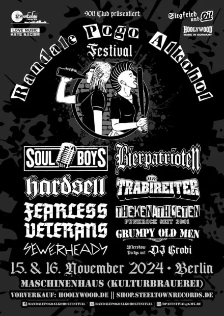 Flyer zu Randale Pogo Alkohol Festival ’24