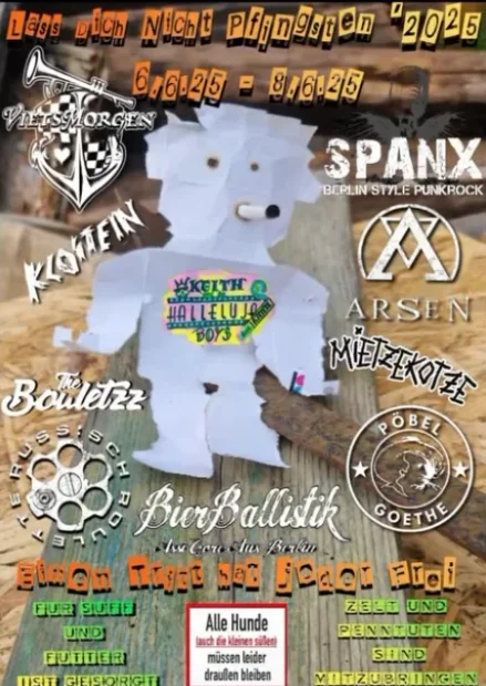 Flyer zu Lass Dich Nicht Pfingsten ’25