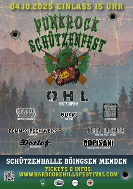 Flyer zu Punkrock Schützenfest