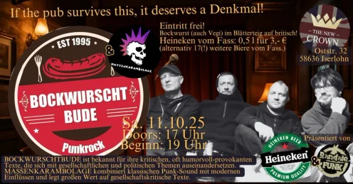 Flyer zu If this pub survies this, it deserves a Denkmal!