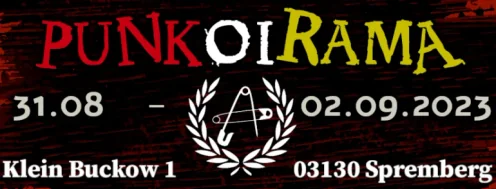 Flyer zu Punk Oi Rama 2023