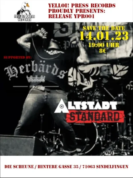 Flyer zu YellOi! Press Records Release Party
