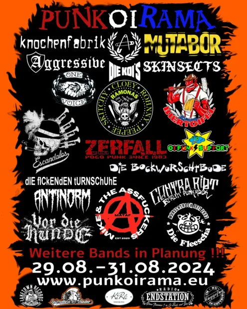 Flyer zu Punk Oi Rama 2024