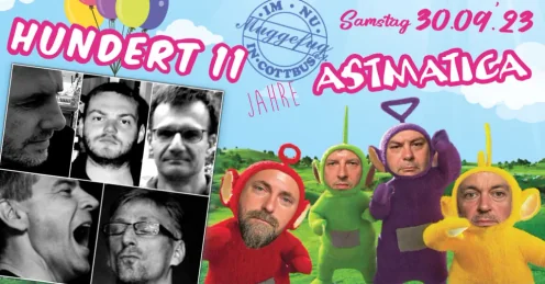 Flyer zu 30 Jahre Hundert11 & Astmatica