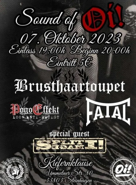 Flyer zu Sound of Oi!