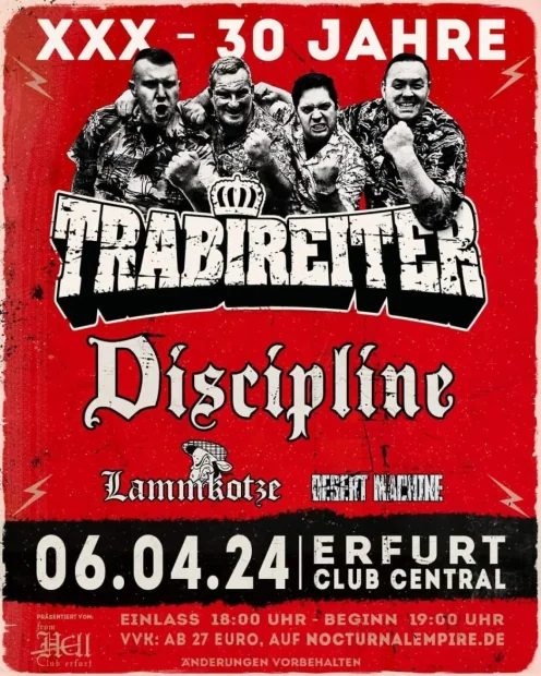 Flyer zu XXX – 30 Jahre