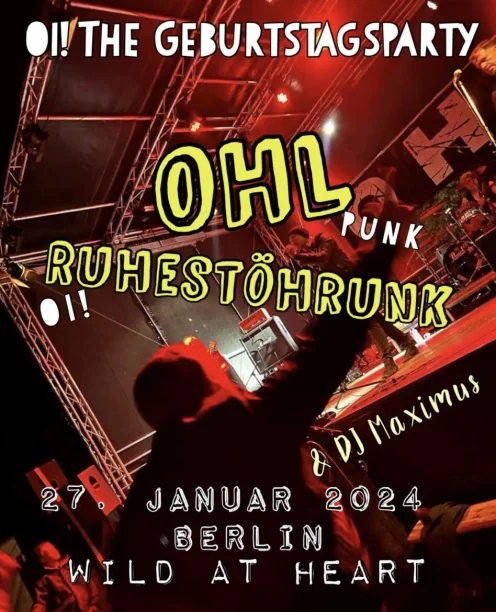 Flyer zu Oi! The Geburtstagsparty