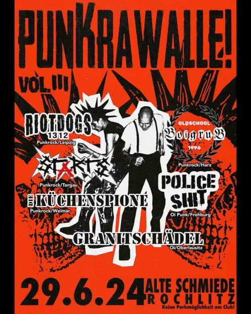 Flyer zu PunKrawalle Vol. 3 - 2024