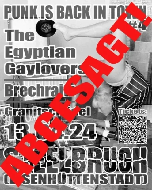 Flyer zu ABGESAGT!!! – Punk Is Back In Town #4