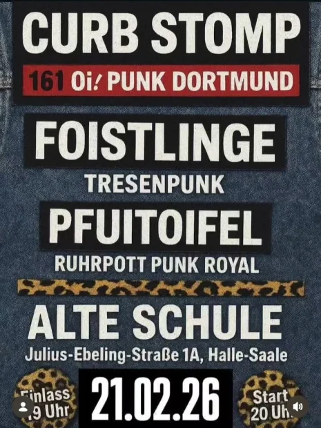 Flyer zu Alte Schule - Halle