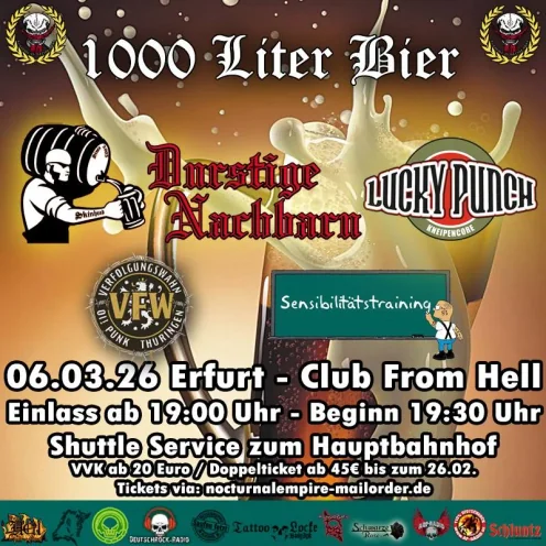 Flyer zu 1000 Liter Bier - Freitag