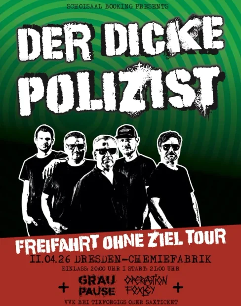 Flyer zu Freifahrt ohne Ziel Tour Dresden