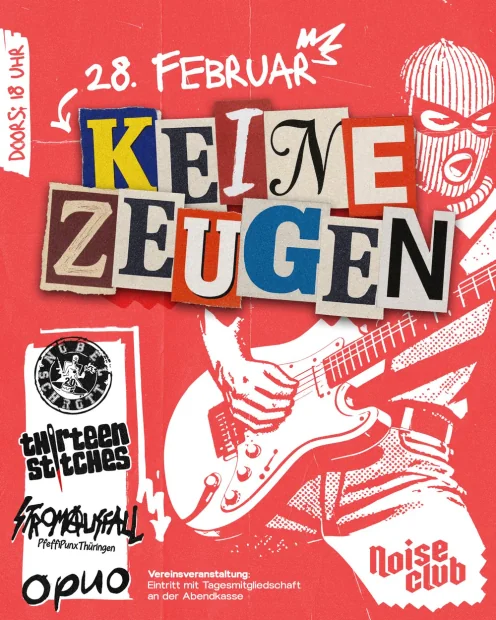 Flyer zu Keine Zeugen