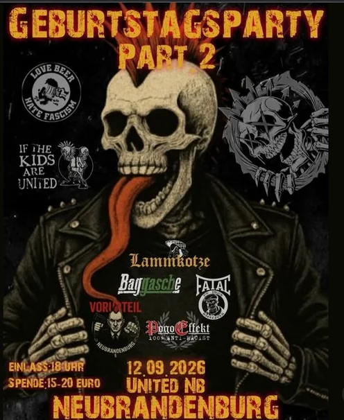 Flyer zu Geburtstagsparty Part #2