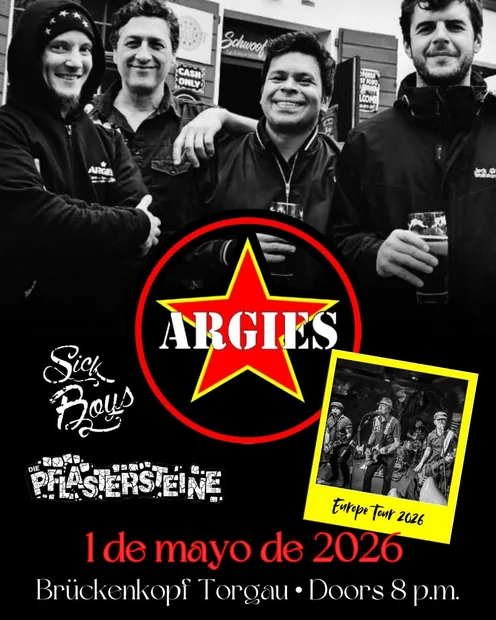 Flyer zu Argies X Sick Boys X Die Pflastersteine