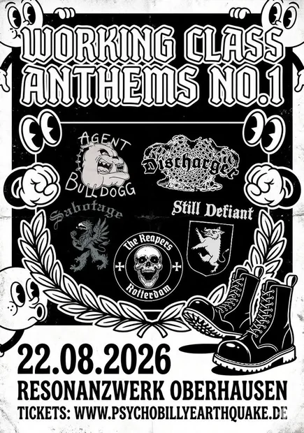 Flyer zu Working Class Anthems Vol. #1