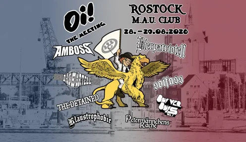 Flyer zu Oi! The Meeting | 28. + 29.08.2026 ● M.A.U. Club