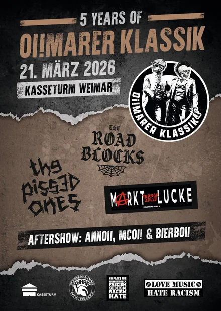 Flyer zu 5 Years of - Oi!MARER Klassik
