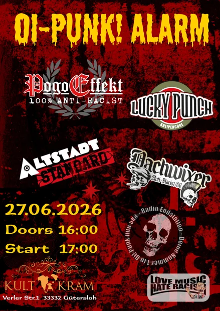 Flyer zu Oi! Punk Alarm
