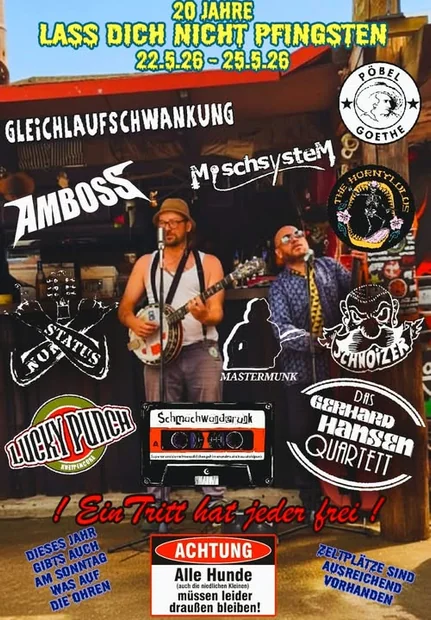 Flyer zu Lass dich nicht Pfingsten '26