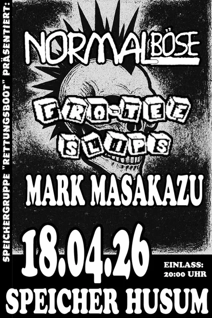 Flyer zu Speicher Rettungsboot: Normal Böse; Fro-tee Slips; Mark Masakazu