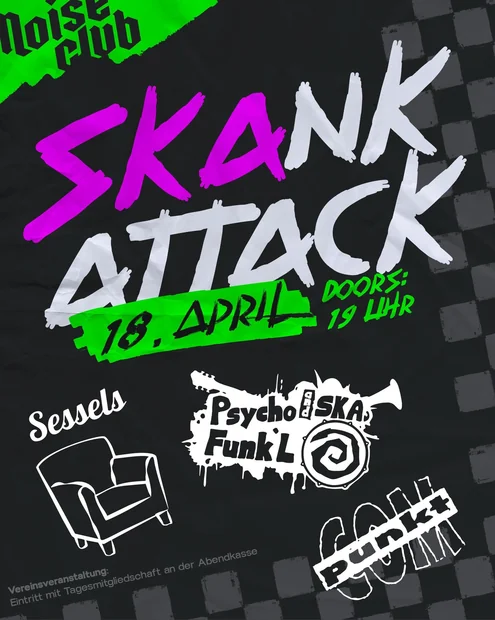 Flyer zu SKANK ATTACK
