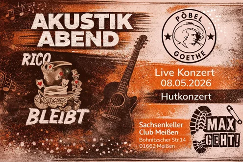 Flyer zu Akustik Abend
