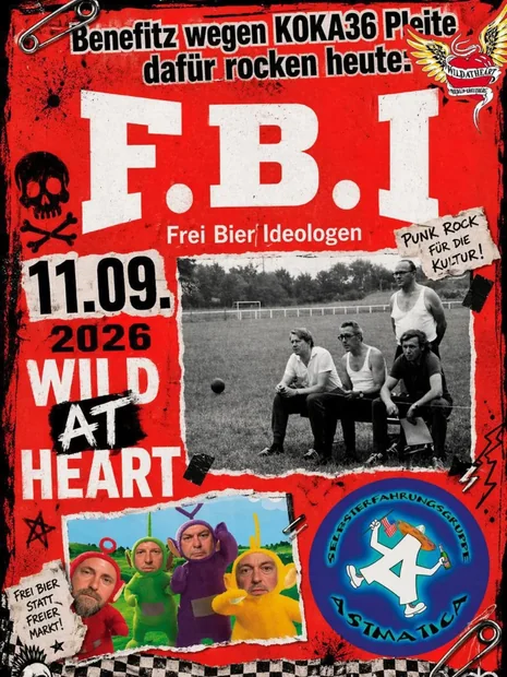 Flyer zu Benefizkonzi für's KOKA36