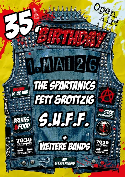 Flyer zu 35 Jahre Manfred