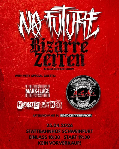 Flyer zu No Future - Album Release Show