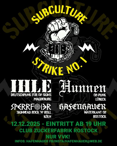 Flyer zu Subculture Strike No. I