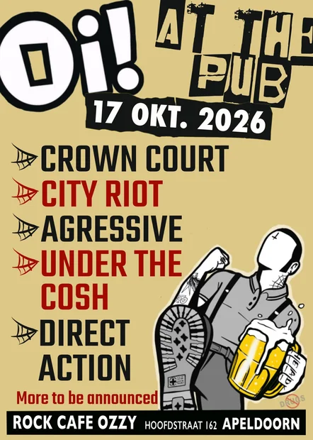 Flyer zu Oi! At The Pub - Apeldoorn