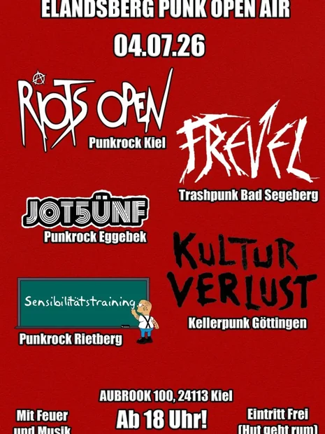Flyer zu Elandsberg Punk Open Air
