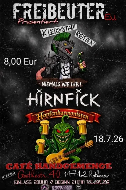 Flyer zu Punk & Handgemenge