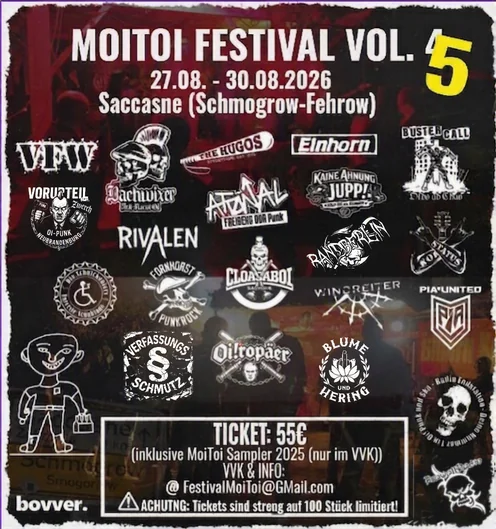 Flyer zu MoiToi Festival Vol. 5