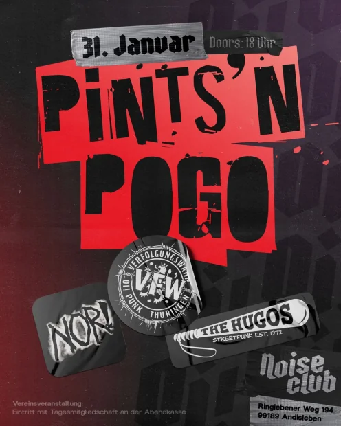 Flyer zu Pints ´N Pogo